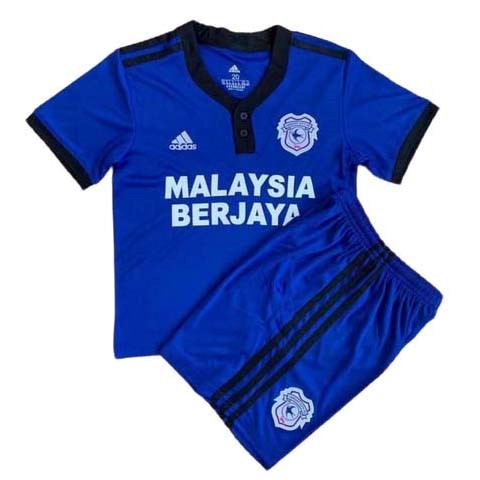 Camiseta Cardiff City Replica Primera Ropa Niño 2021/22